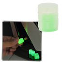 4 Bouchons de valves lumineux pour voitures