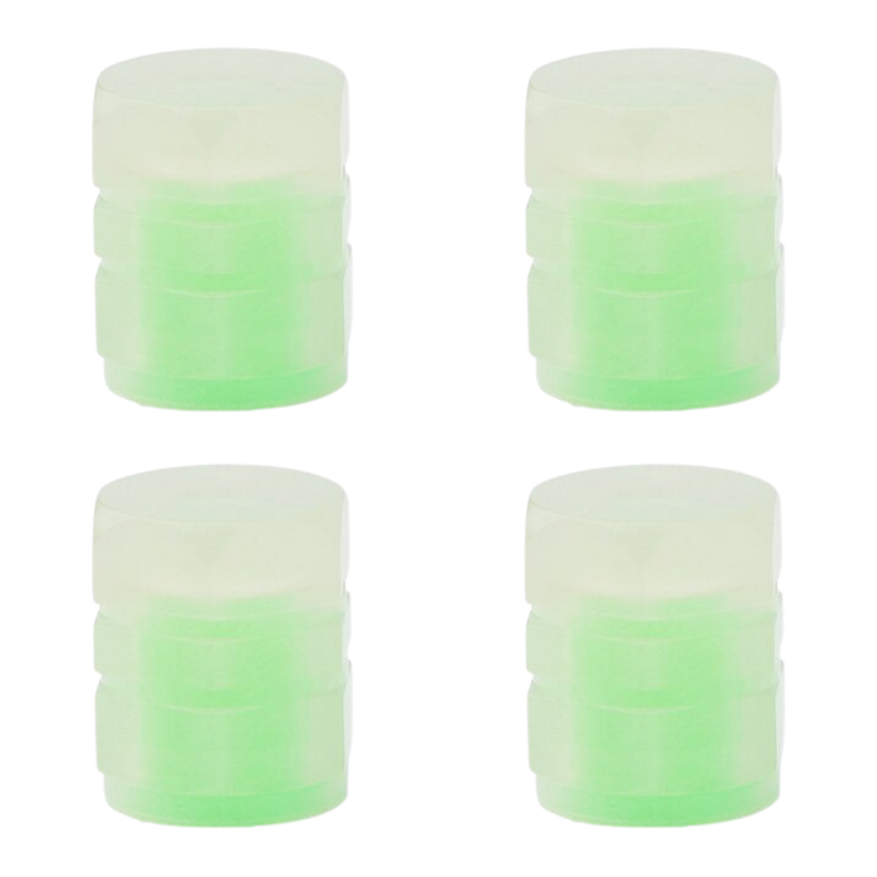 4 Bouchons de valves lumineux pour voitures
