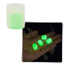 4 Bouchons de valves lumineux pour voitures