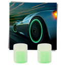 4 Bouchons de valves lumineux pour voitures