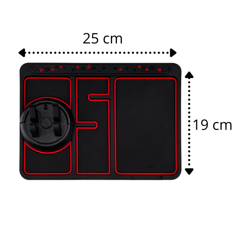 Tapis antidérapant et support de téléphone pour voiture