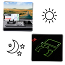 Tapis antidérapant et support de téléphone pour voiture