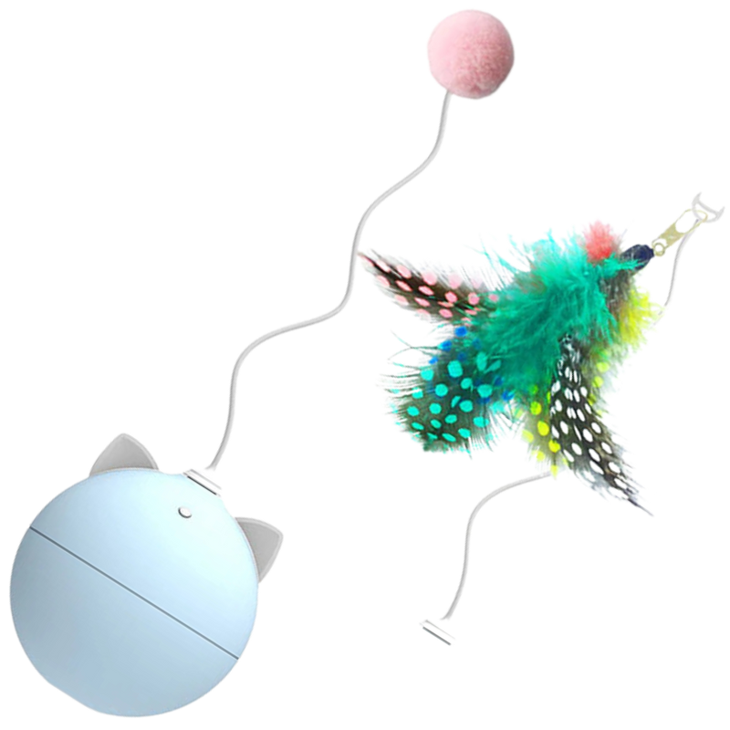 Balle -Jouet pour chat avec fonction d'auto-roulement