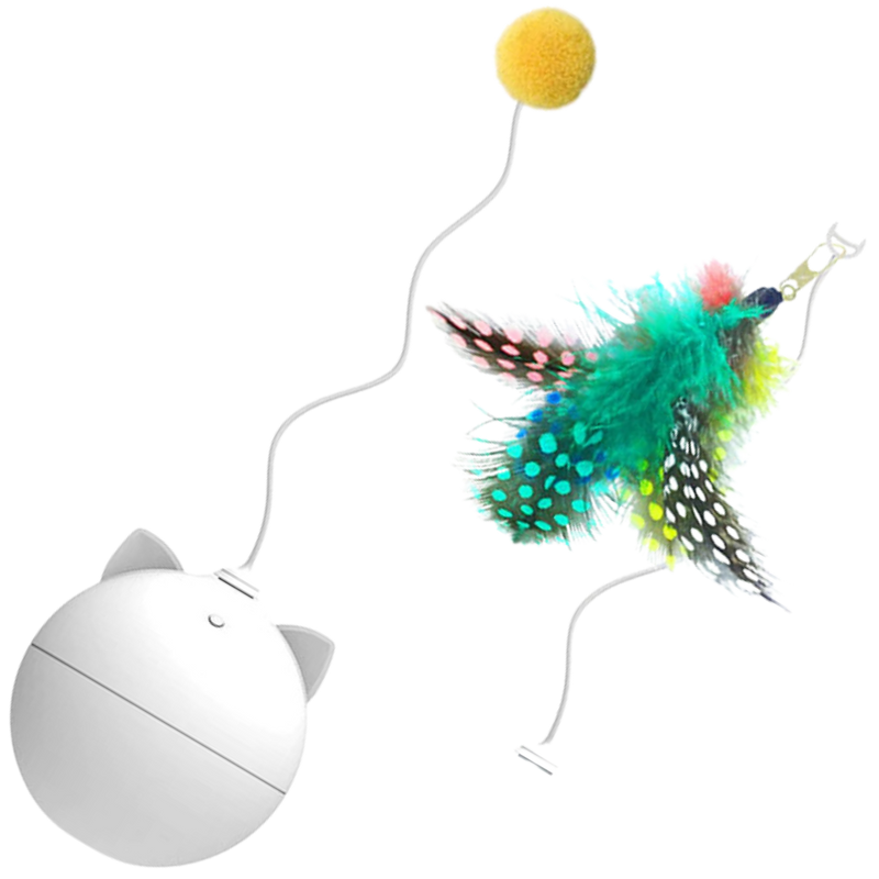 Balle -Jouet pour chat avec fonction d'auto-roulement