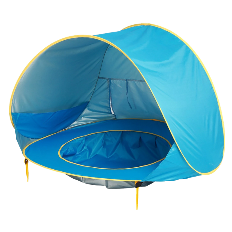 Tente de plage portative pour bébé avec mini-piscine