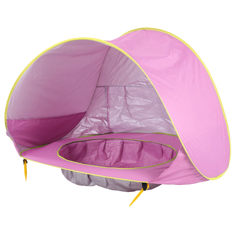 Tente de plage portative pour bébé avec mini-piscine