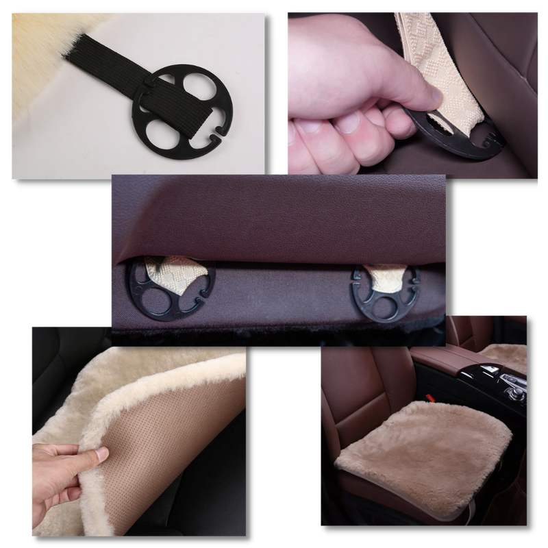 Housses de sièges de voiture en peluche