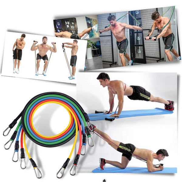 Jeu complet de bandes de résistance (11 pièces)