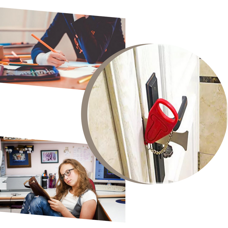 Serrure de porte portative