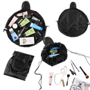 Pochette à maquillage pliable avec cordon de serrage