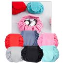 Pochette à maquillage pliable avec cordon de serrage