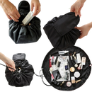 Pochette à maquillage pliable avec cordon de serrage