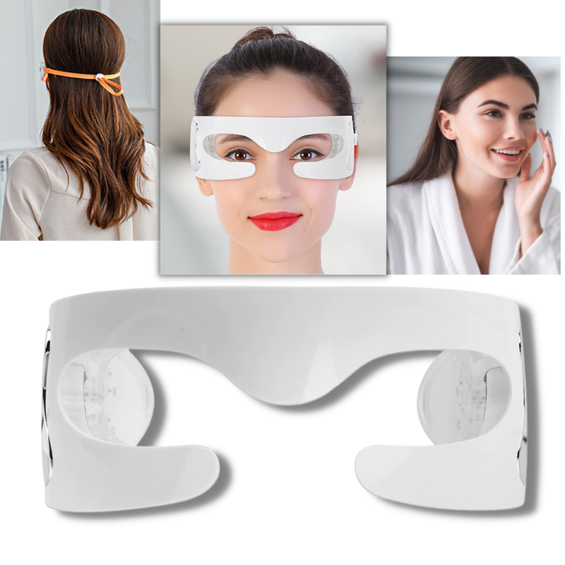 Masque de massage pour les yeux avec LED pour éliminer les rides