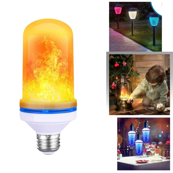 Lampe à flamme LED scintillante