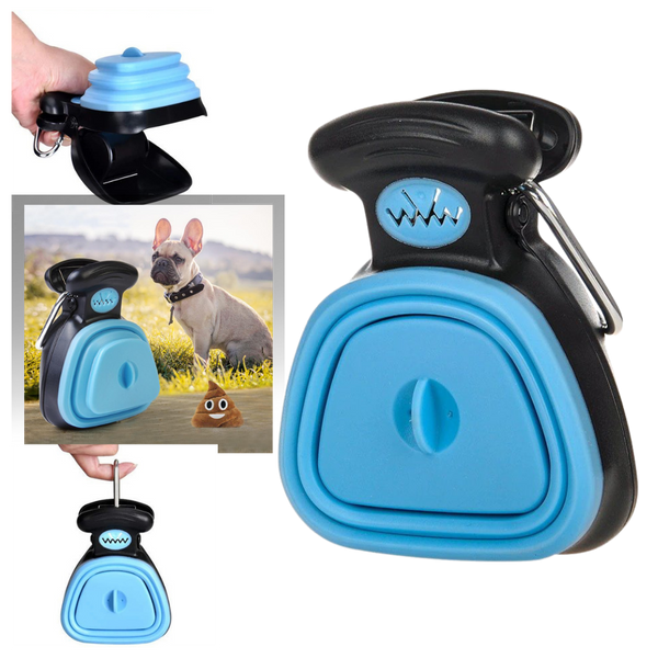 Ramasse-crottes pliable avec sacs