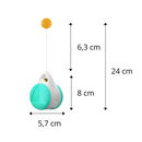 Jouet à balle interactif pour chats