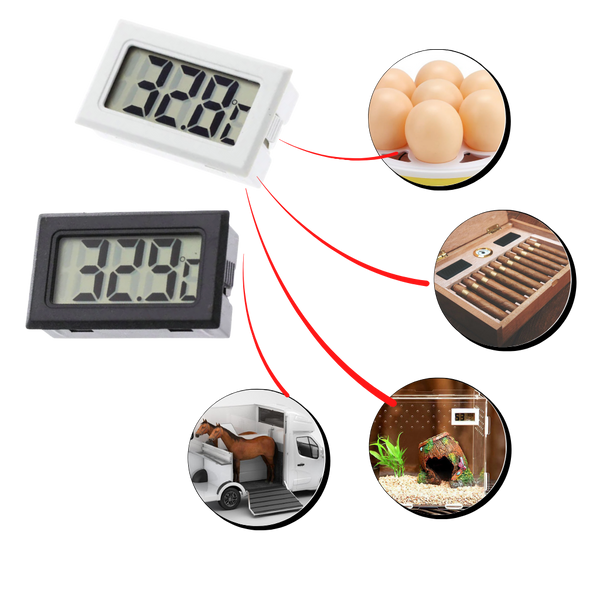 Mini thermomètre hygromètre digital LCD