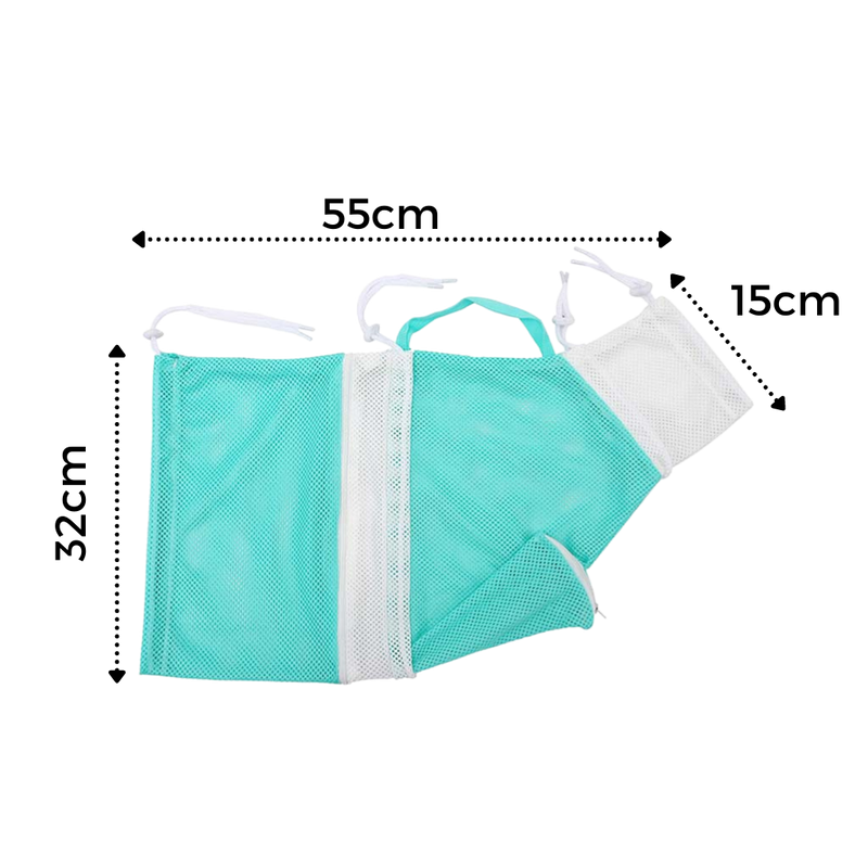 Sac en filet multifonctionnel pour le toilettage des animaux de compagnie