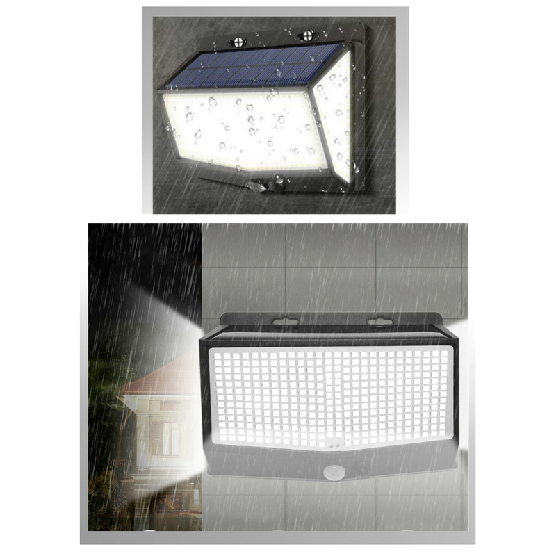 Lampe solaire d'extérieure 468 LED