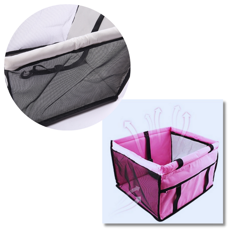 Siège auto réglable pour chien