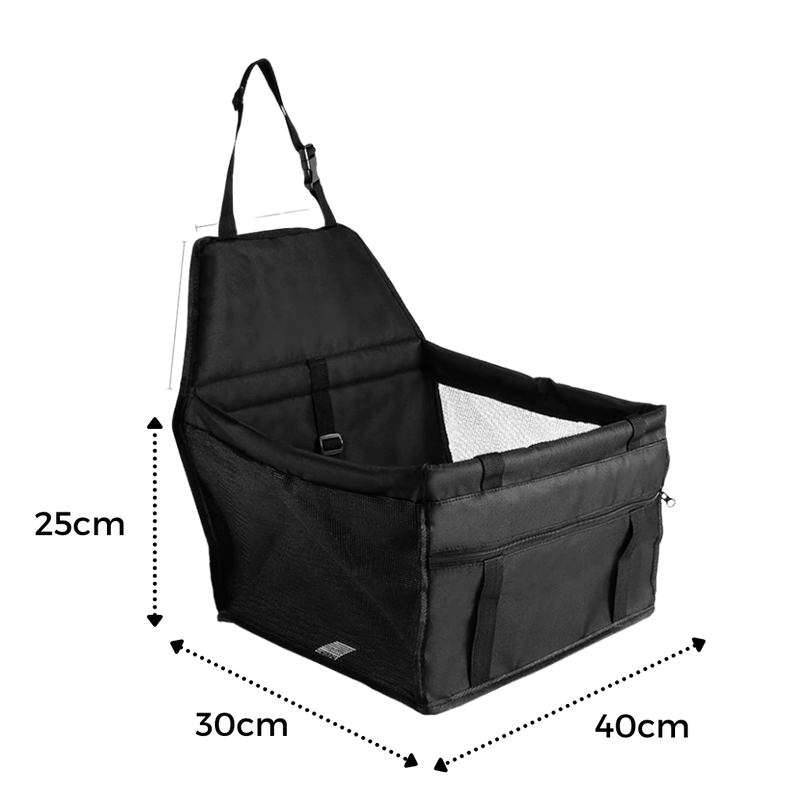 Siège auto réglable pour chien