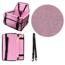 Siège auto réglable pour chien