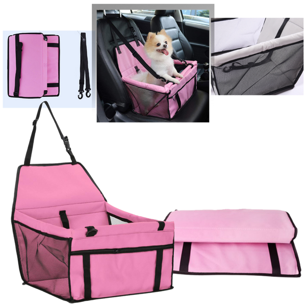 Siège auto réglable pour chien