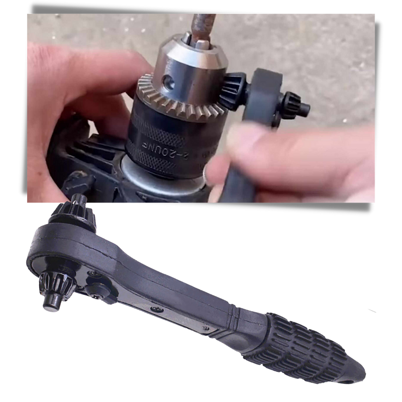 Clé pour mandrin de perceuse à cliquet