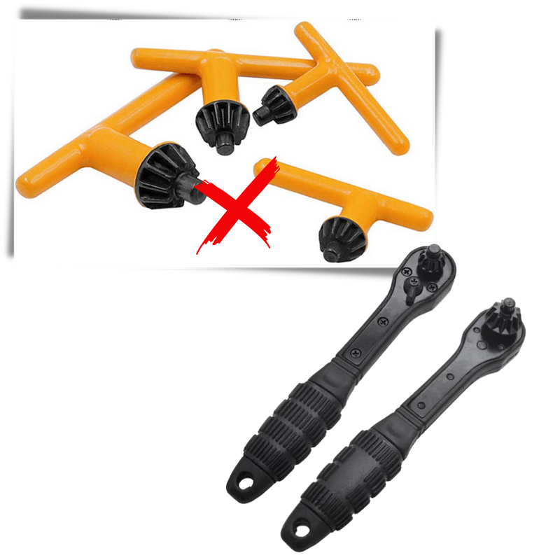 Clé pour mandrin de perceuse à cliquet