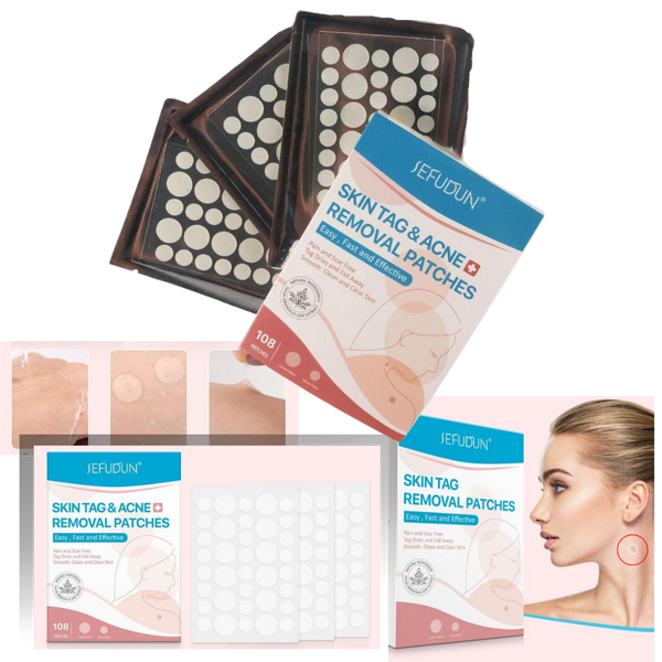 Patch de traitement anti excroissances cutanées