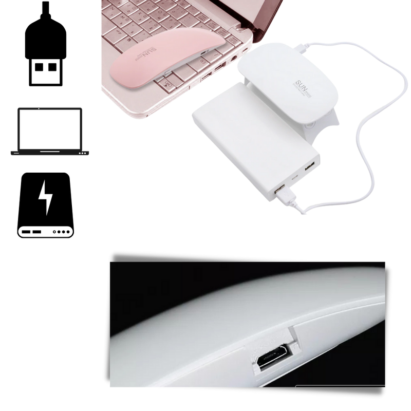 Lampe à ongles en gel à séchage par lumière LED UV