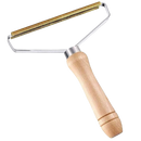 Brosse pour poils d'animaux en bois