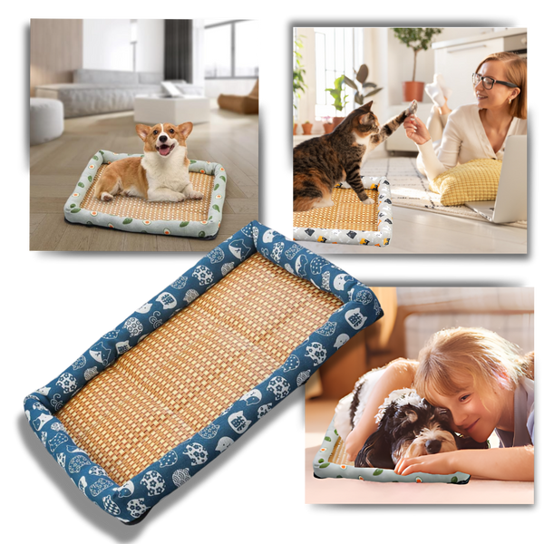 Tapis anti-dérapant et rafraîchissant pour animaux de compagnie