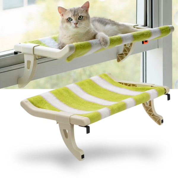 Lit pour chat et perchoir de fenêtre sans outil